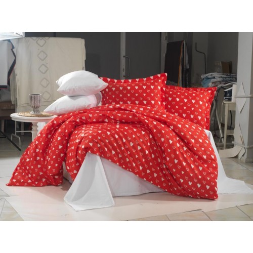KOMPLET DUO  sadrži 2komada navlaka za poplun 140x200+2jastučnice 60x80+1plahtu 240x240