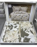 KOMPLET DUO  sadrži 2komada navlaka za poplun 140x200+2jastučnice 60x80+1plahtu 240x240