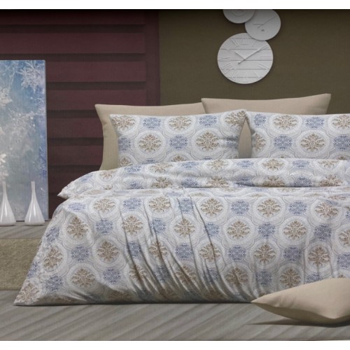 KOMPLET DOUBLE   sadrži 1komad navlaka za poplun 200x200+2jastučnice 60x80+1plahtu 240x240